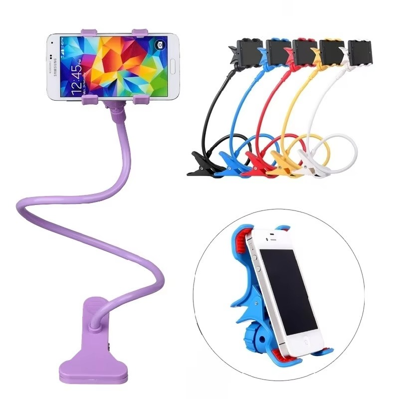 Flexible Snake Mobile Stand – Adjustable Lazy Phone Holder for Desk, Bed & Table